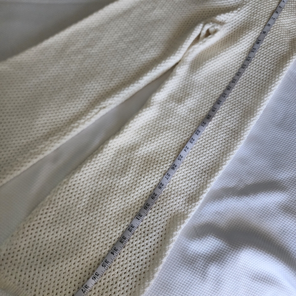 House of Harlow 1960 Ivory Knit Sweater Crochet Pant Set - Picture 12 of 16